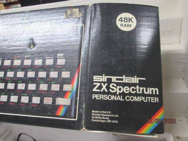 SINCLAIRE ZX SPECTRUM PERSONAL COMPUTER - BOXED