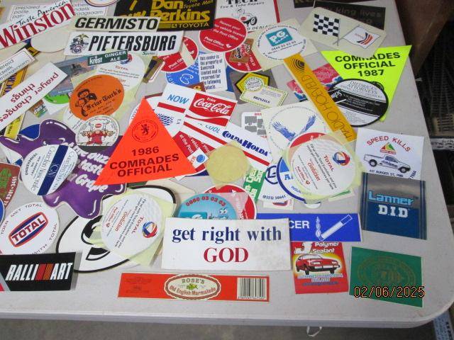 LARGE AMOUNT OF COLLECTABLE STICKERS
