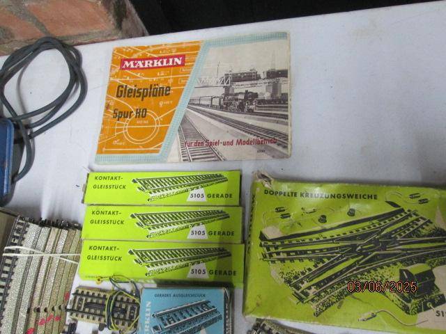 HO SCALE - MARKLIN -M TRACK - LARGE AMOUNT - MOSTLY BOXED