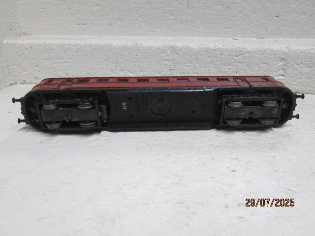 HO SCALE - FLEISCHMANN - BROWN RAIL CAR LOCOMOTIVE