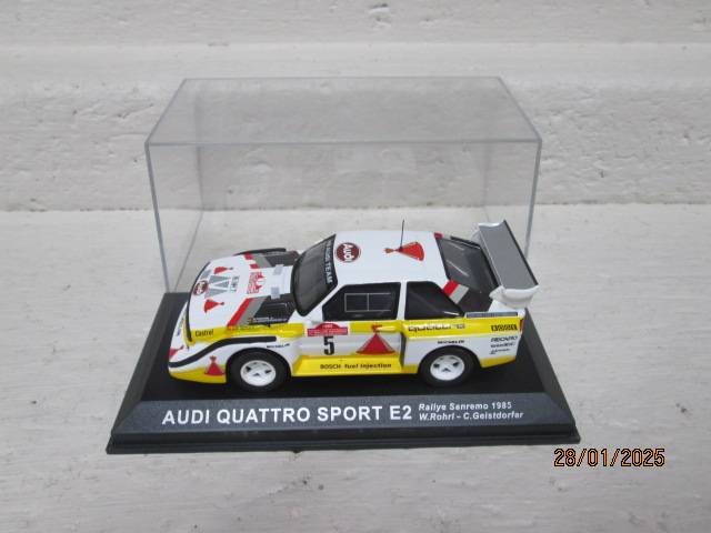 DIE CAST 1:43 SCALE - RALLY CAR -  AUDI QUATTRO SPORT E2