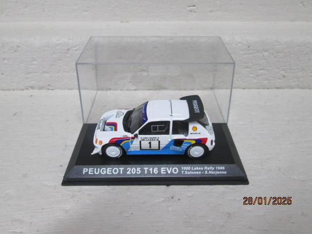 DIE CAST 1:43 SCALE - RALLY CAR -  PEUGEOT 205 T16