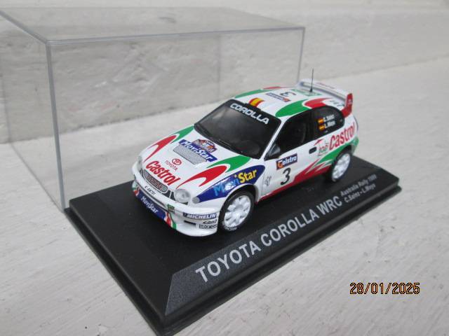 DIE CAST 1:43 SCALE - RALLY CAR -  TOYOTA COROLLA WRC