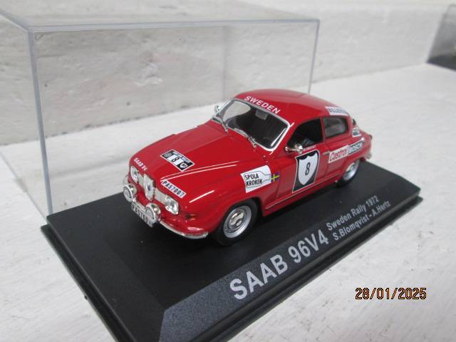 DIE CAST 1:43 SCALE - RALLY CAR -  SAAB 96V4