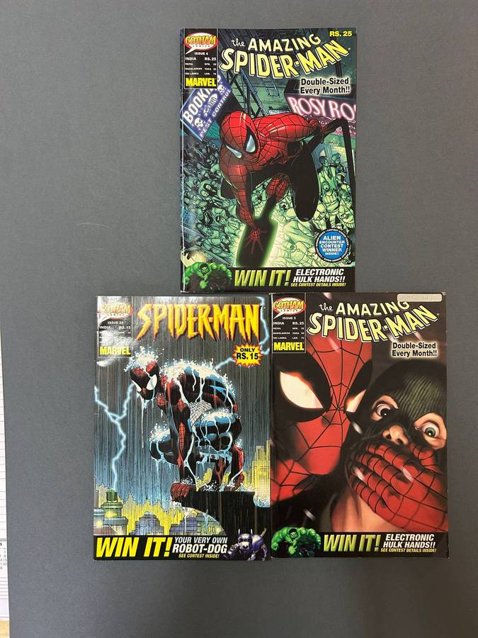 Spiderman assorted comics