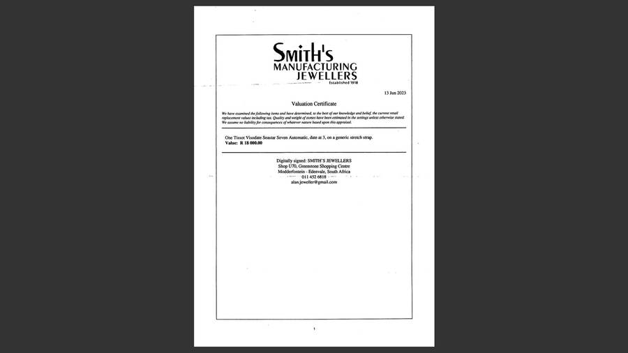 Tissot visodate Seastar seven