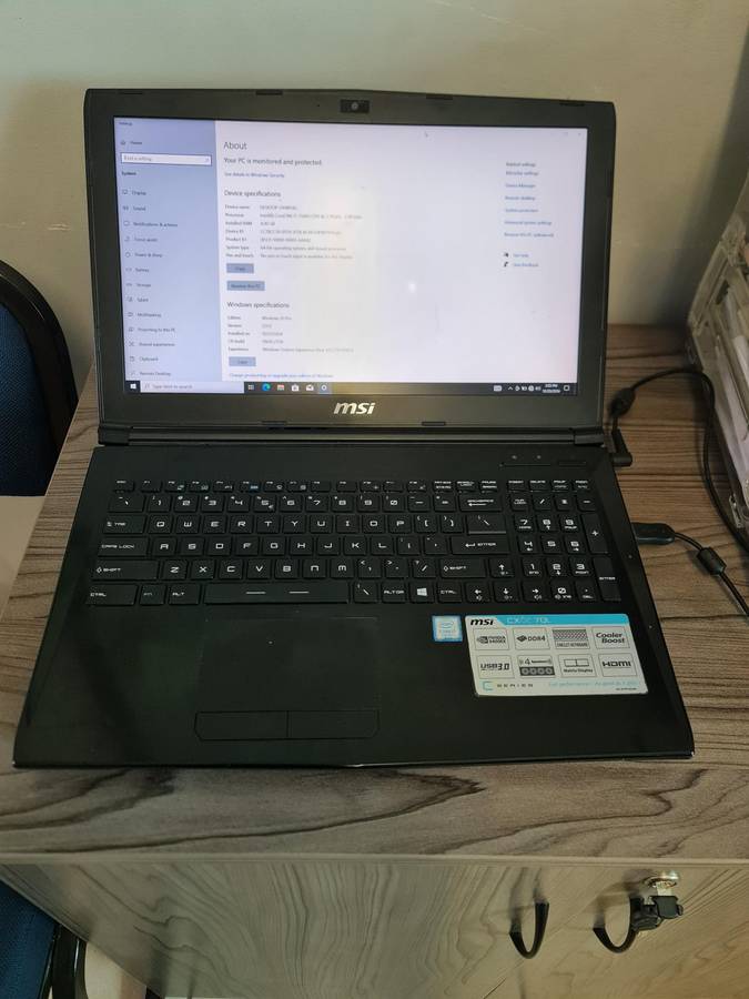 MSI CX627QL LAPTOP - CORE i7 7TH GEN - 4GB - 500GB - 15.6 INCH-NVIDIA 940 2GB GRAPHICS - PLEASE READ