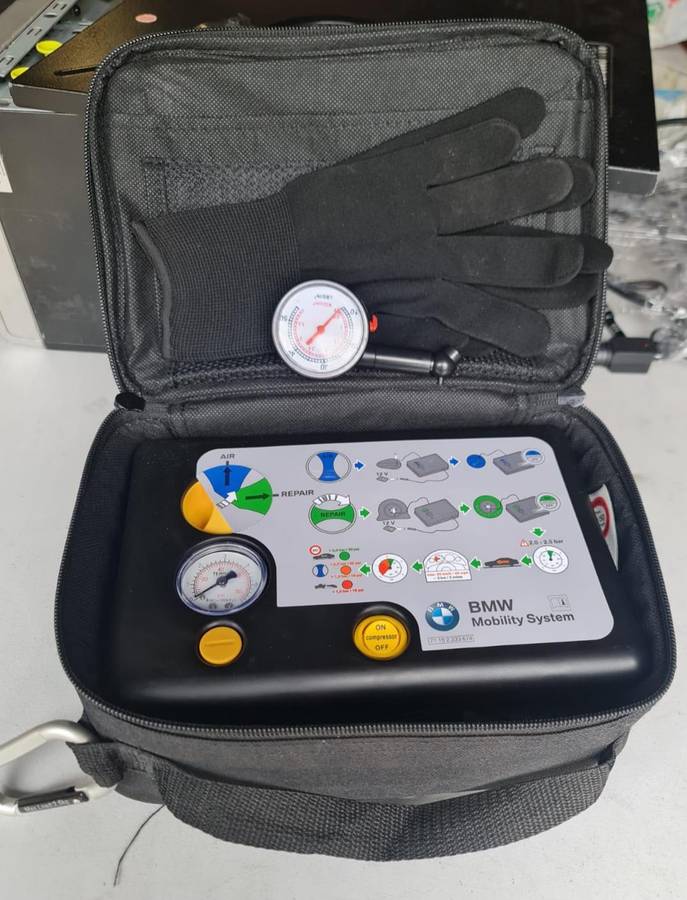 BRAND NEW - ORIGINAL - BMW - MOBILITY SYSTEM - FLAT TYRE COMPLETE MOBILITY SYSTEM