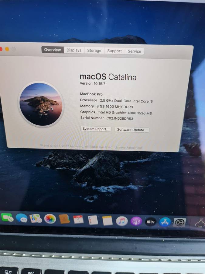 MACBOOK PRO 13 - RETINA DISPLAY - LATE 2012 MODEL - 8GB MEMORY - 128GB SSD HARD DRIVE