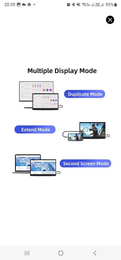 BRAND NEW - VIVID EDGE 15.6 INCH PORTAL SCREEN/MONITOR - INCLUDED VEGAN(PU) LEATHER CASE
