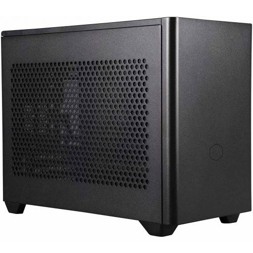 Cooler Master MCB-NR200-KNNN-S00 MasterBox NR200 Mesh Side-Panel Black Powder Coated Steel Mini ITX