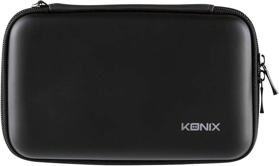 Nintendo Switch, 128GB SD Card, Konix Carry Bag, 4 Games (Links Awakening, BOTW, SMO, Tennis Aces)