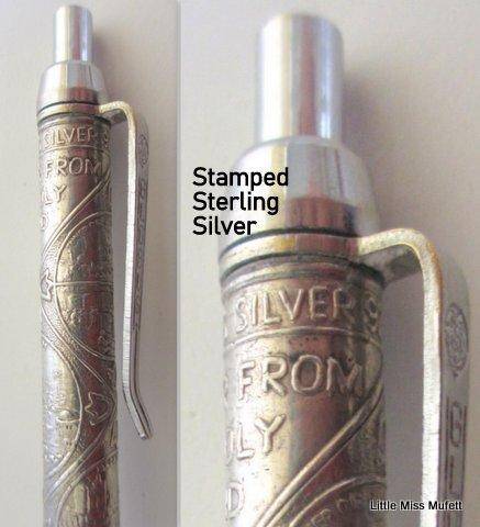 A STERLING SILVER BALLPOINT PEN