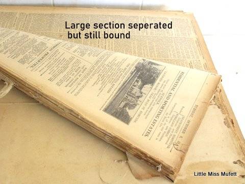1928 Times of London newspapers bound collection - 1st Oct to 31st Dec - Cape Town pickup only