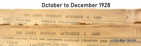 1928 Times of London newspapers bound collection - 1st Oct to 31st Dec - Cape Town pickup only