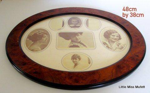 An Oval frame--48cm by 38cm