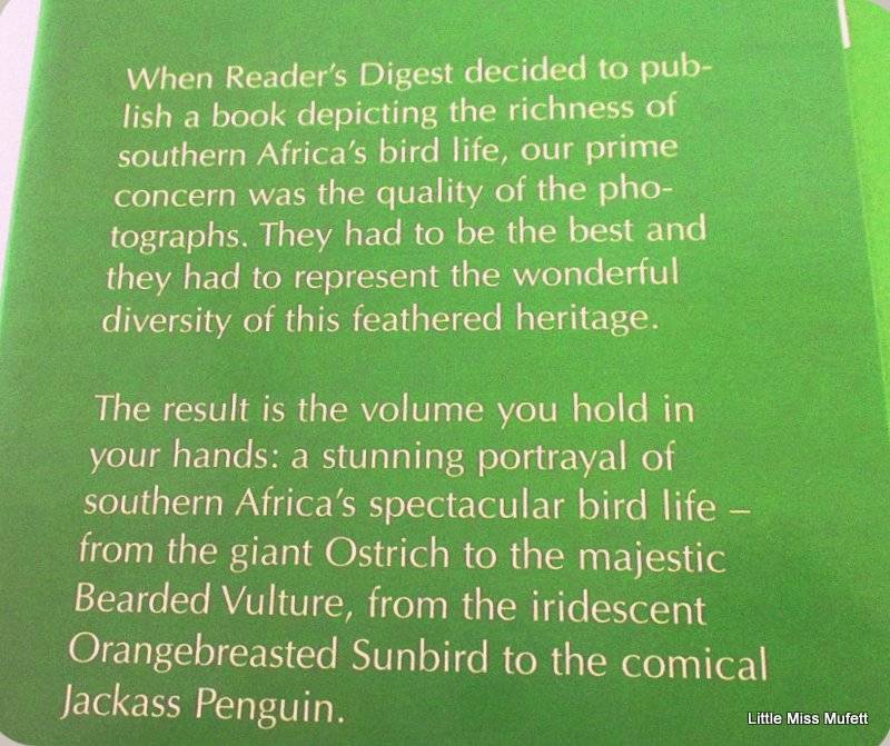 SPECTACULAR WORLD OF SOUTH AFRICAN BIRDS