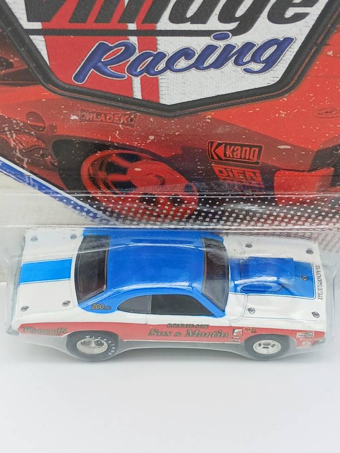 Hot Wheels Sox & Martin's '73 Plymouth Duster Vintage Racing Real Riders
