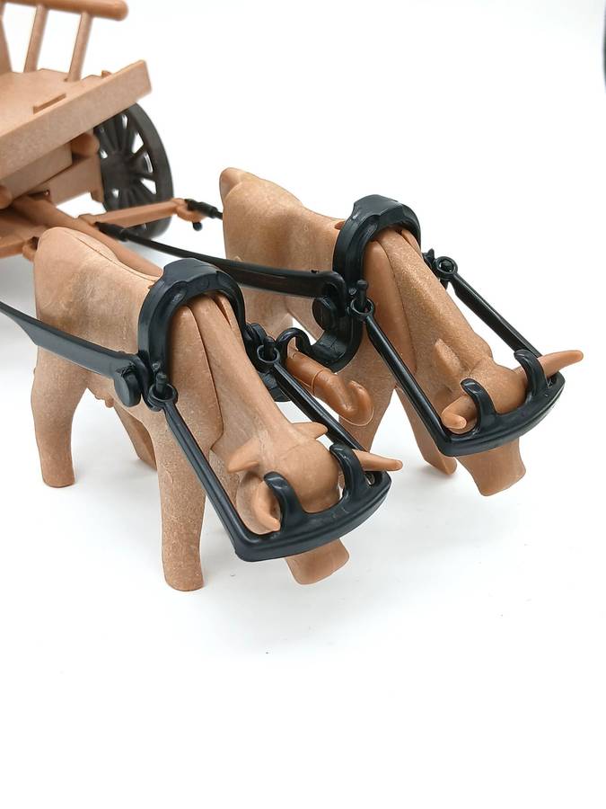 Vintage Playmobil Farmers Ox Cart - No.3503 (1980)