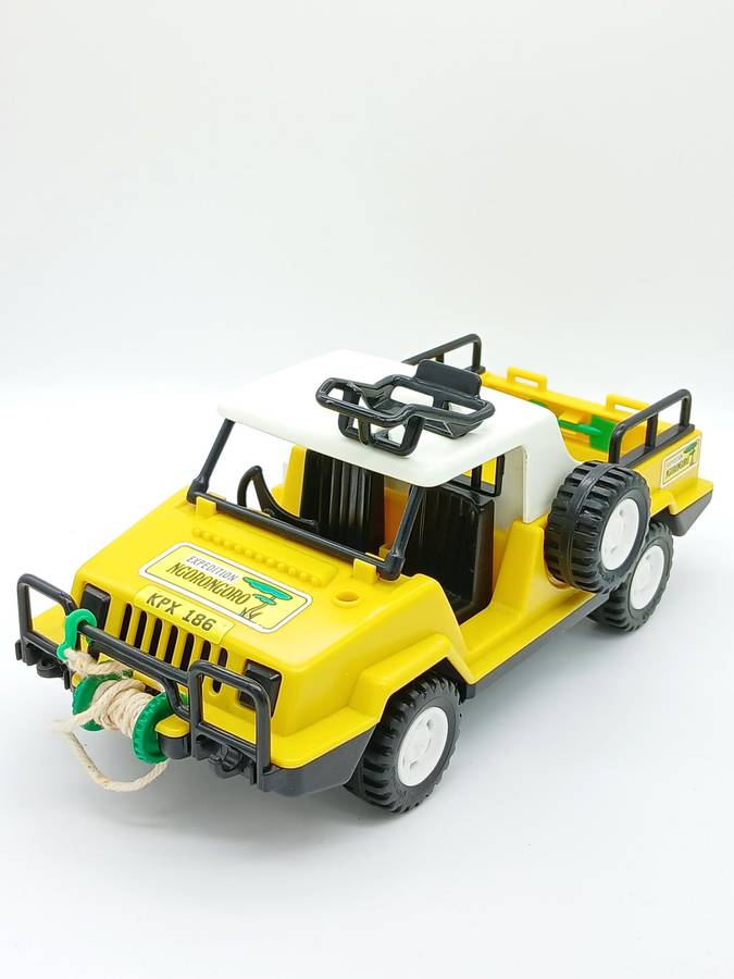 Vintage Playmobil Safari Vehicle with ranger - No.3528 (1980)
