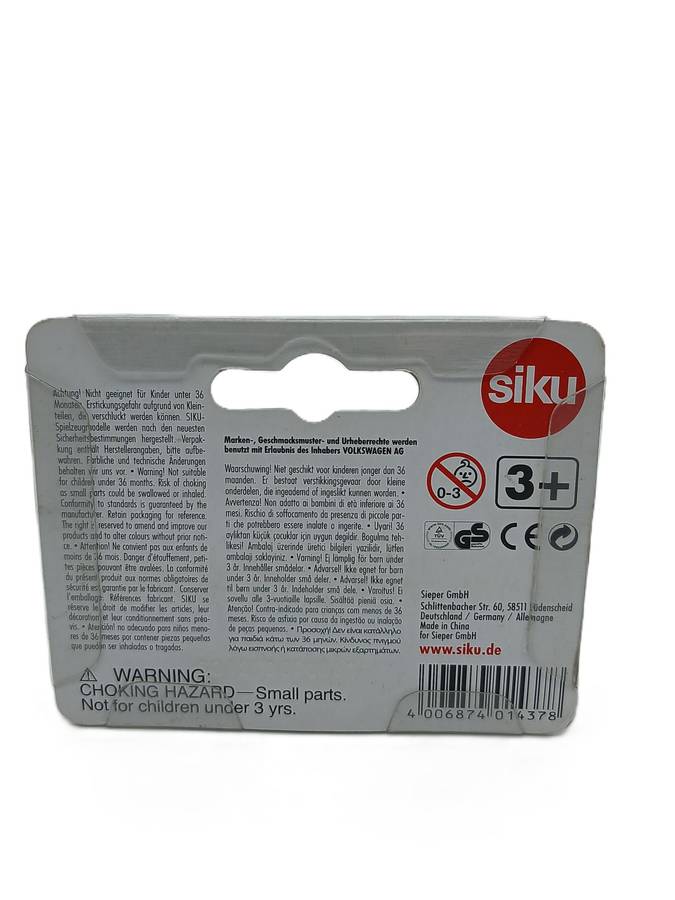 SIKU Volkswagen VW Golf 2.0 TDI Mk6 (Open Wheel Rim)