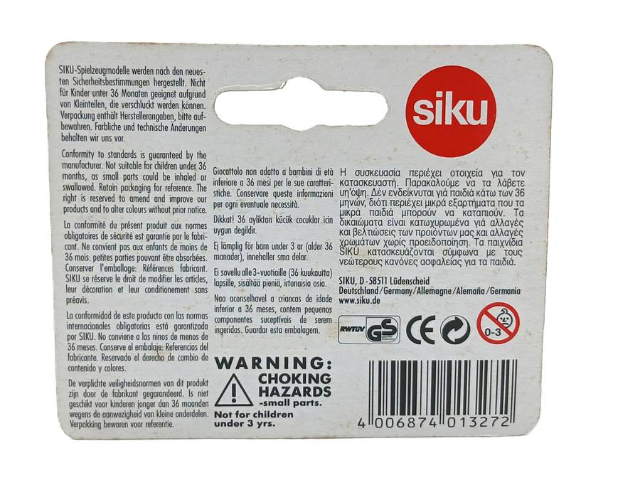 SIKU Volkswagen VW Golf Mk4 Key Service