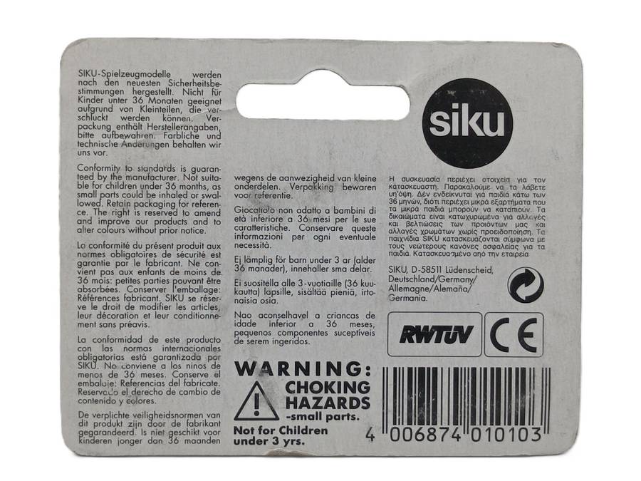SIKU Volkswagen VW Golf Mk3 Super Series