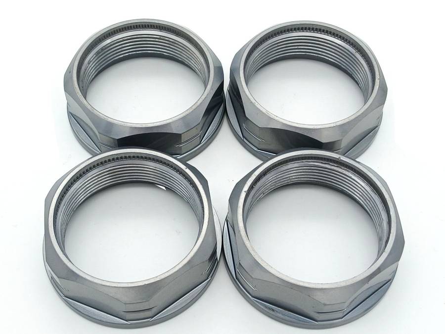 Mag Wheel aluminium hub nuts x4