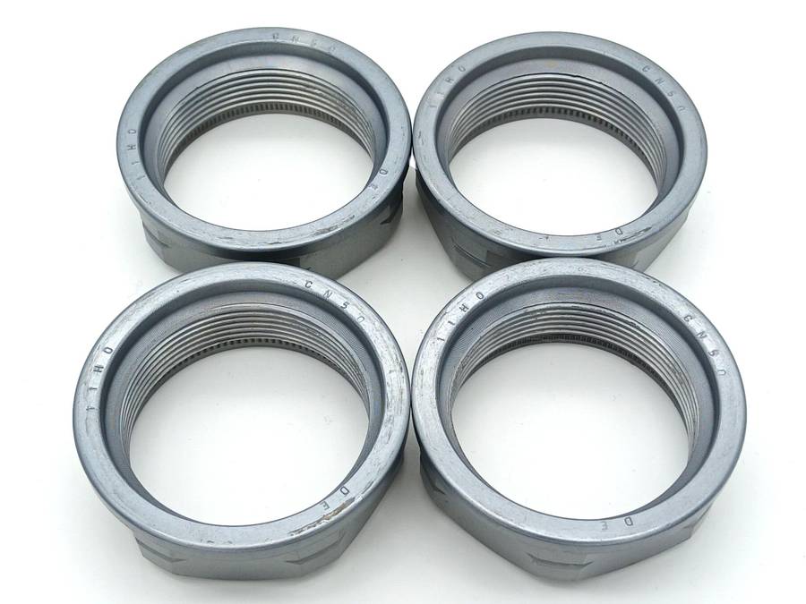Mag Wheel aluminium hub nuts x4