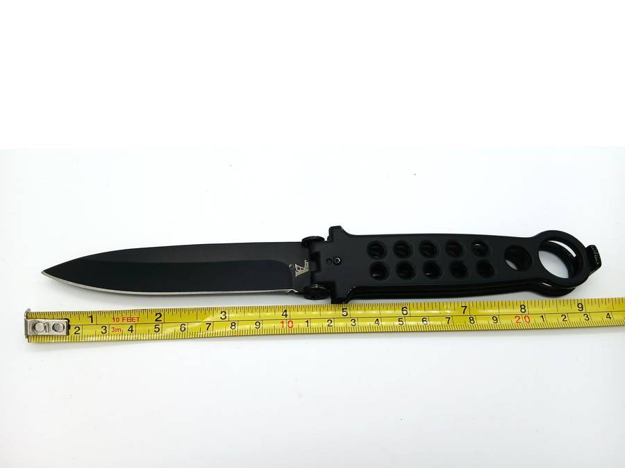 Victory Cloud Folding Skeleton handle Knife Large