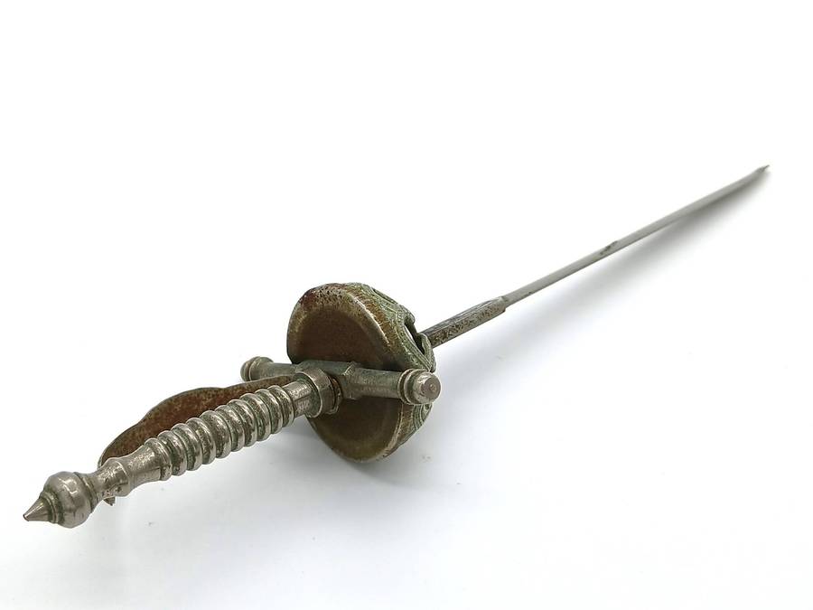 Vintage King Gold letter opener sword for restoration