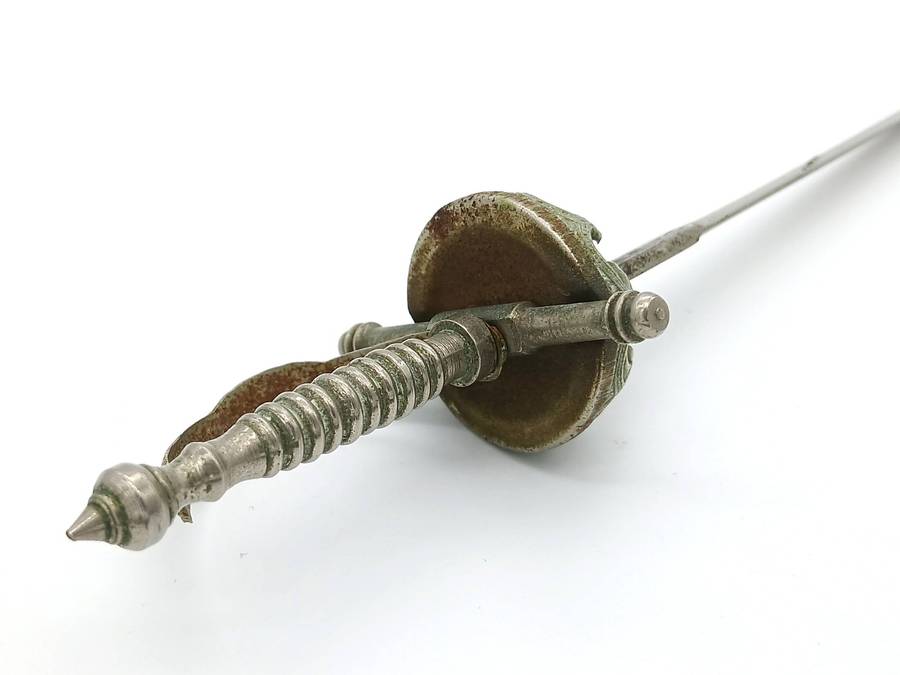 Vintage King Gold letter opener sword for restoration