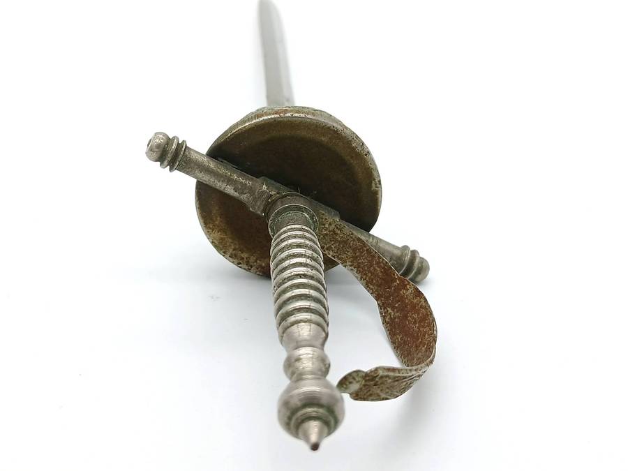 Vintage King Gold letter opener sword for restoration