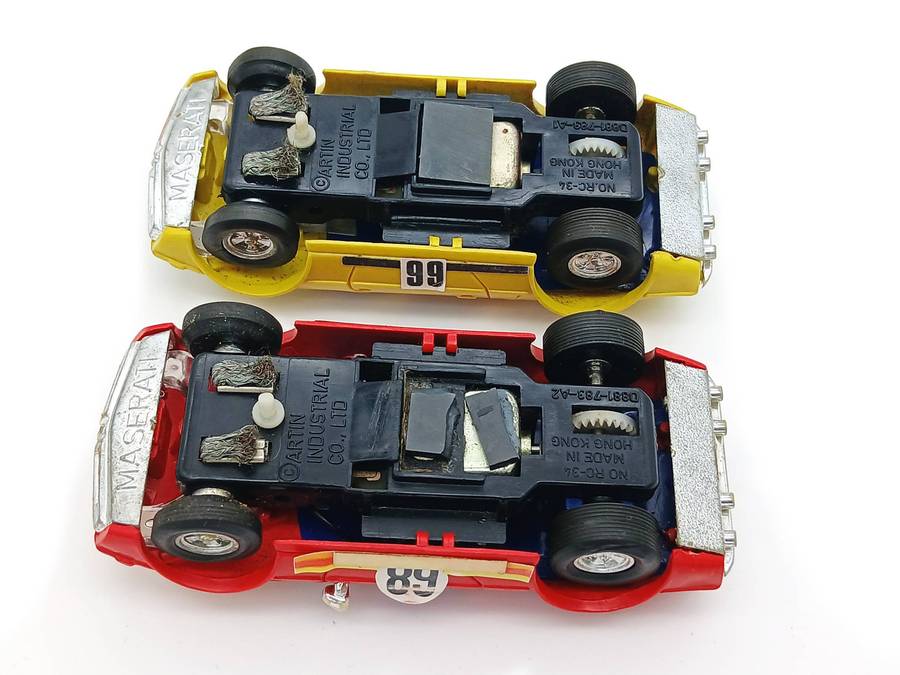 Vintage Slot car track parts Speedtrax and Lincoln International 1979