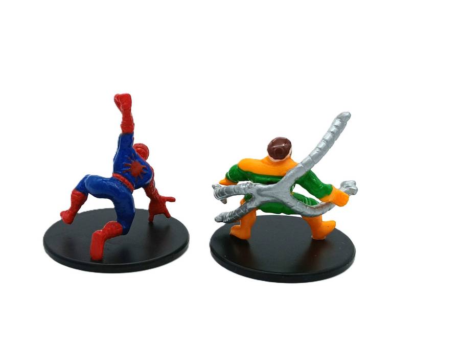 Marvel Comics Mini Figures Spiderman and Dr Octopus