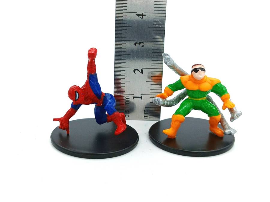 Marvel Comics Mini Figures Spiderman and Dr Octopus