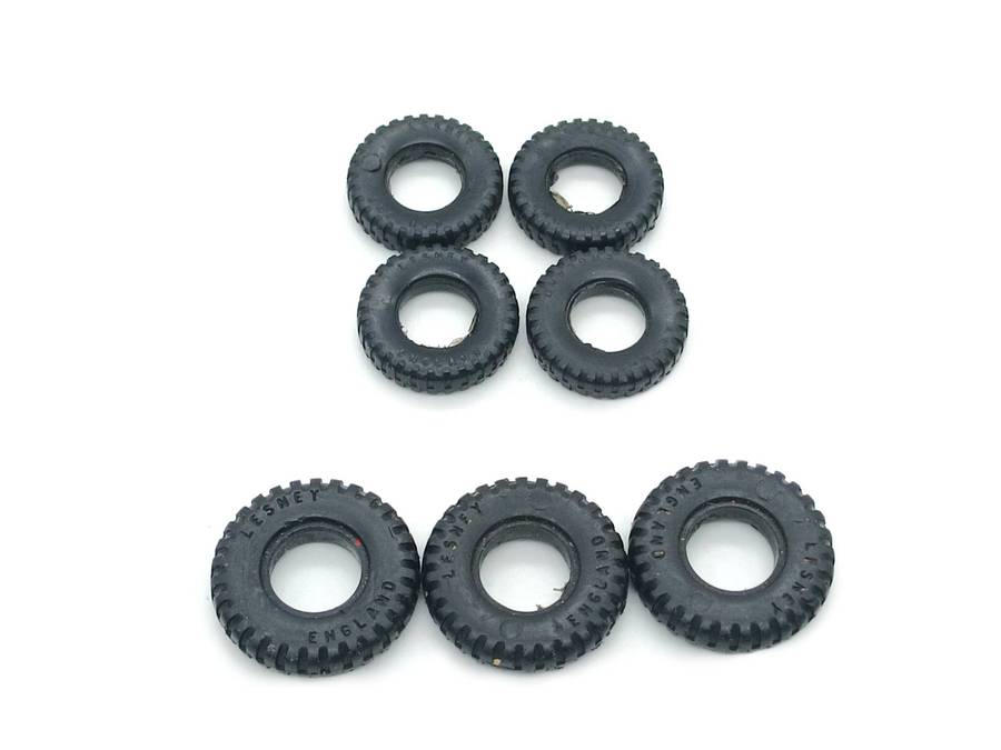 Dinky Toys 17mm and 22mm Tyres Reproduction from UK