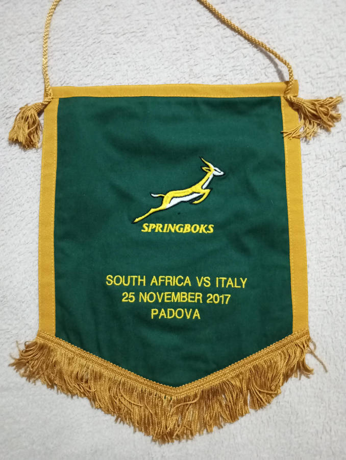 South Africa vs Italy Players Pennant