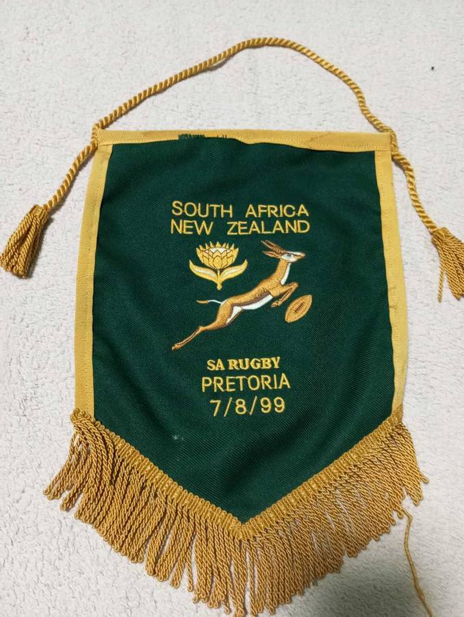 Springboks vs New Zealand 07.08.99 Players Pennant