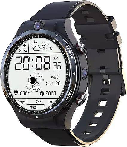 LEMFO Android 10.7 Fitness Smart Watch 1.61 Inch HD Touch Screen 4G+128G Memory 2MP+5MP Dual Camera