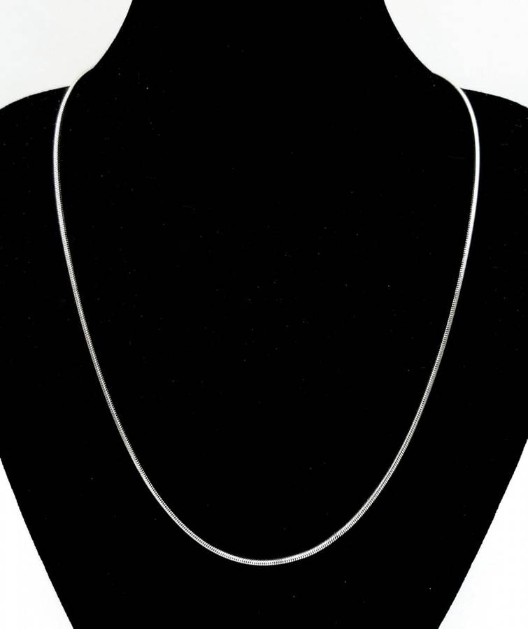 Vintage sterling silver snake chain