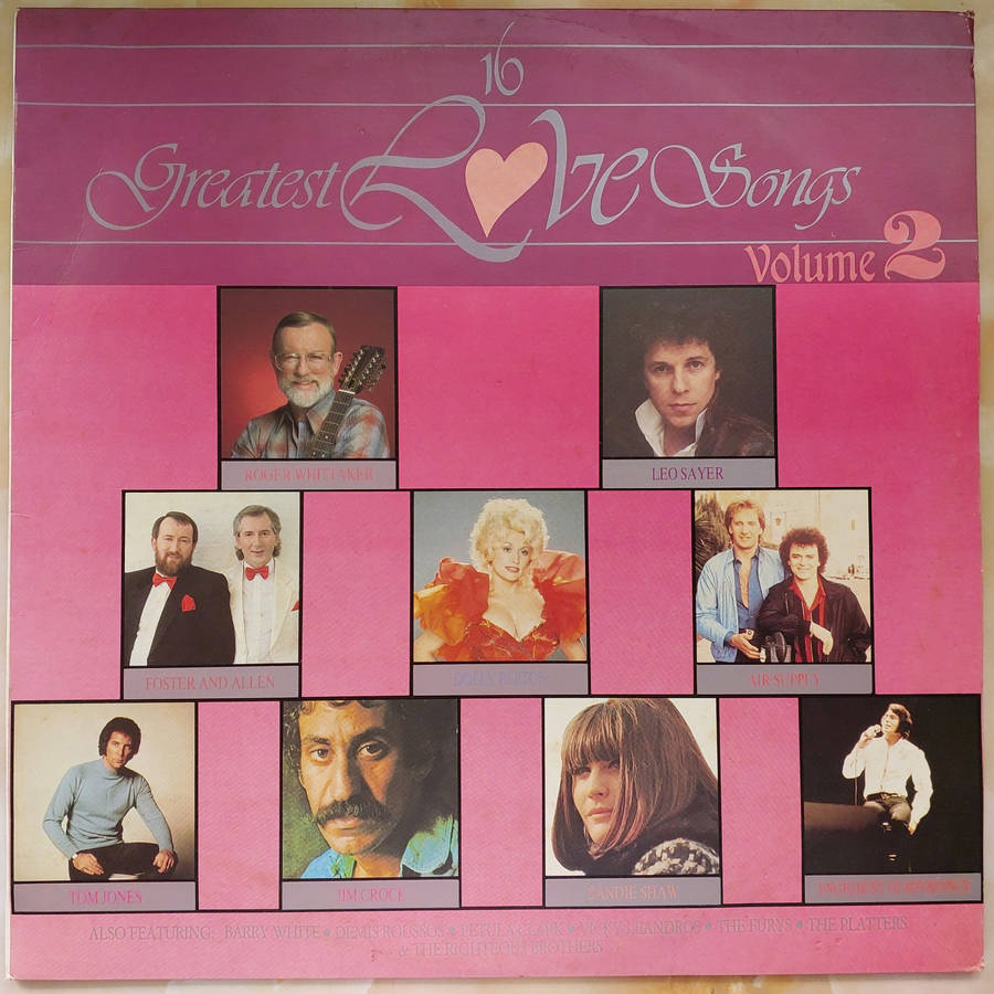 16 GREATEST LOVE SONGS VOLUME 2 - Original Artists