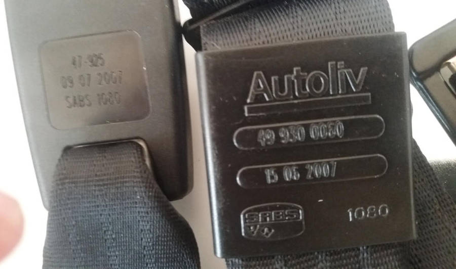 Safety Lap Belt - 2 point - Autoliv
