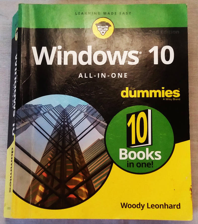 Windows 10 all-in-one for dummies by Woody Leonhard - 2nd edition