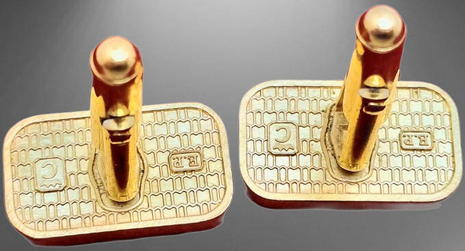 A Pair of Vintage M&R ENGINEERING Cufflinks - No Box