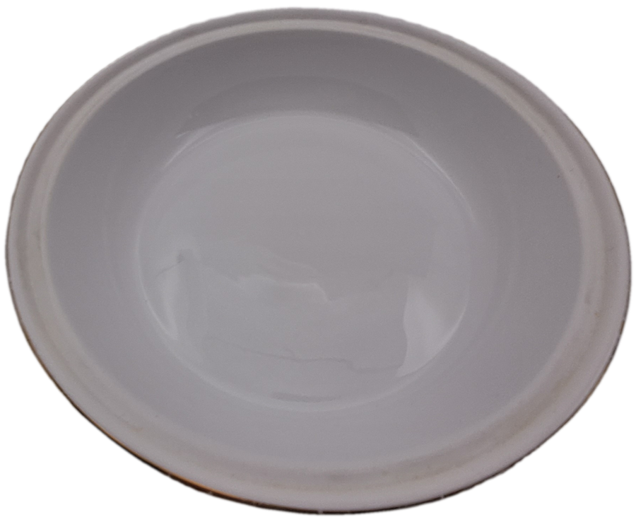 Vintage Royal Worcester Evesham Porcelain Gold Handle Casserole  Dish with lid shape 22 size 3(used)