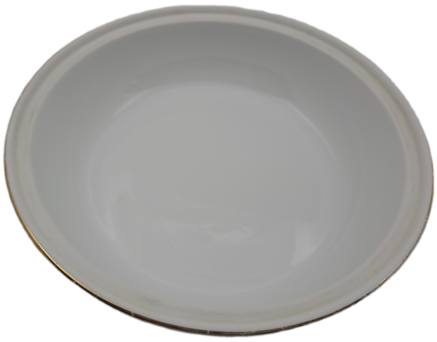 Vintage Royal Worcester Evesham Porcelain Gold Handle Casserole  Dish with lid shape 22 size 3(used)