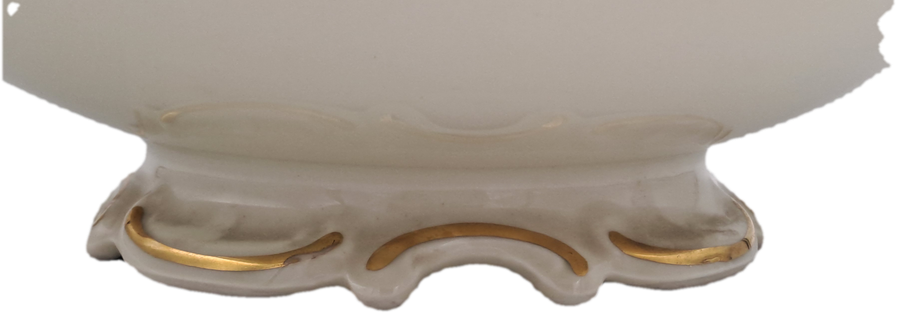 Large Vintage Alka Bavaria Meissen Footed Center Piece -Made in Germany