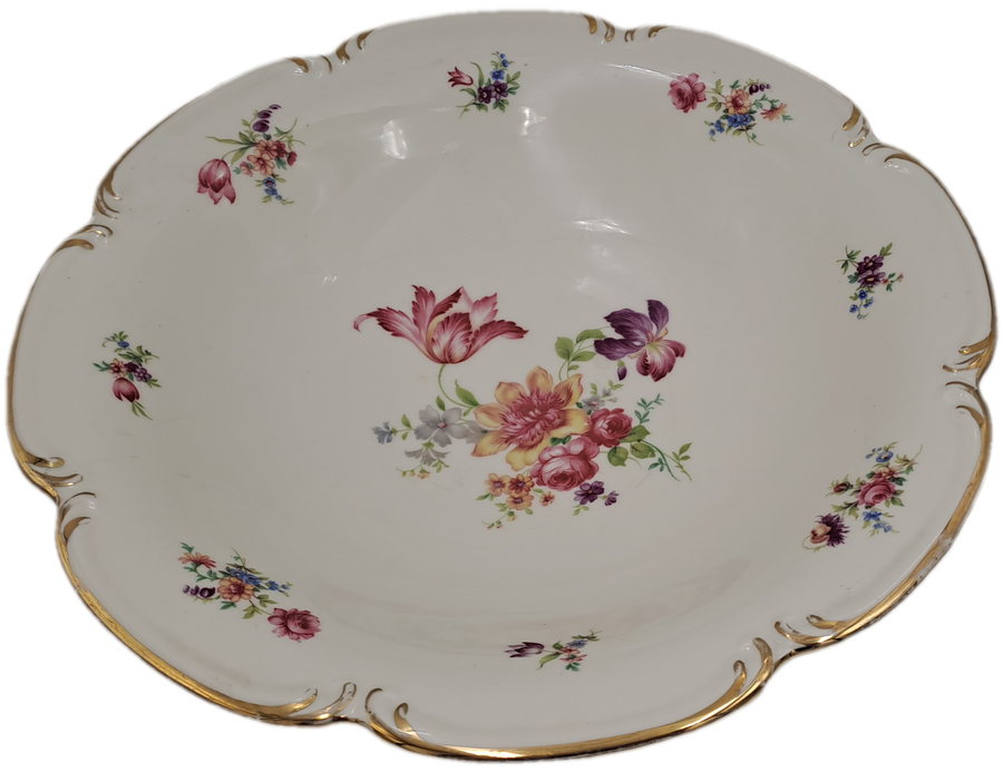 Large Vintage Alka Bavaria Meissen Footed Center Piece -Made in Germany