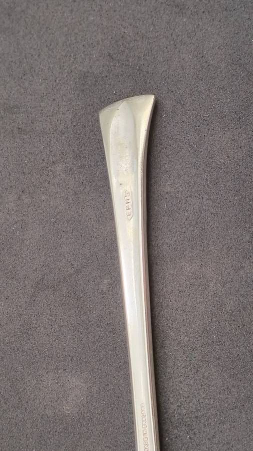 10 Pieces of Vintage Angora Silverplate Cutlery registered Rd.829600-Made In England